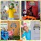 13 Pcs Interchangeable Diamond Art 4th of July Front Door Seasonal Truck DIY Craft Decor for Independence Day Summer